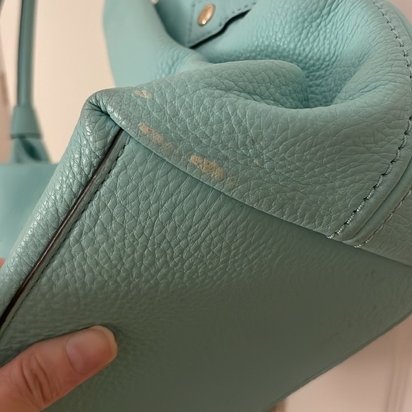 Kate Spade Aqua Leather Tote Bag - Picture 12 of 13